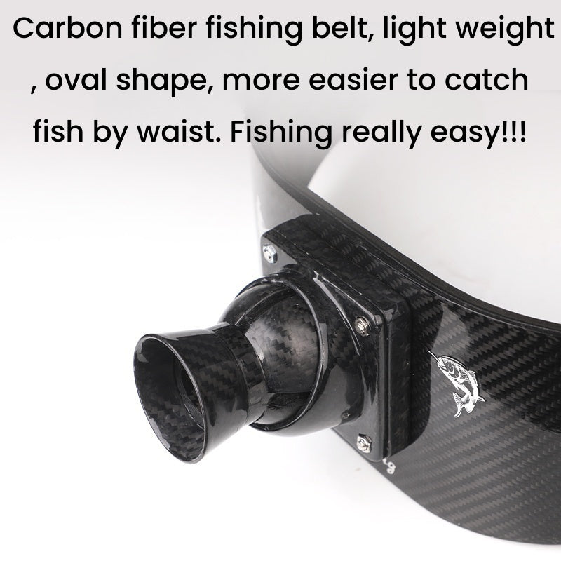 Carbon fiber belly support, Fishing waist belt